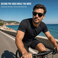 Lunettes Intelligentes IA avec Caméra HD 1300W, Transfert WIFI, Contrôle par Gestes ChatGPT, Traduction IA, Photographie, Verre Meta