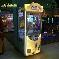 Peralatan Kota Hiburan Video Game Dalam Ruangan ACS, Mesin Cakar Mainan Arcade Besar Beroperasi dengan Koin, Konstruksi Logam, Dukungan Bahasa Inggris 1 Tahun