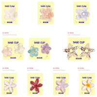 Accessoires pour cheveux élégants de haute qualité pour enfants, style européen et américain, pince à cheveux en alliage en forme de fleur et de requin