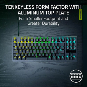 Teclado para juegos con cable Razer Huntsman V3 Tenkeyless de 8KHz, activación rápida ajustable, teclado mecánico RGB para juegos - Product Image 6