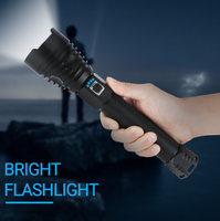 Lampe torche LED la plus puissante 300000 lumens, avec piles 18650/26650, USB, XHP90.2, XHP50, XHP70, lanterne de chasse, lampe de poche