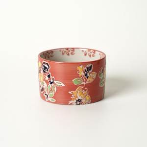 Tasses à café, thé au lait et desserts en brocart rouge style peinture à l'huile vintage French <span class=keywords><strong>Table</strong></span> <span class=keywords><strong>Passion</strong></span> - Product Image 1