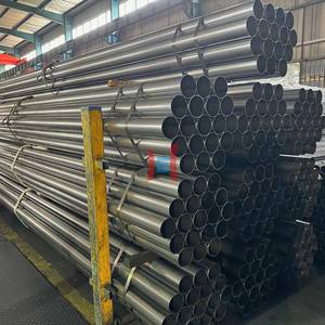 ASTM A463 T1/En10346 Dx53D/Dx54D/SA1d tubes/tuyaux en acier soudés aluminisés avec revêtement en aluminium-silicium - Product Image 5