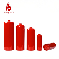 Cylindre d'extincteur en acier sans soudure JIAMING multi-spécifications, peint en rouge, 1,1 MPa, haute pression, vide, filetage interne