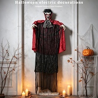 Nouveauté Halloween : Décoration à induction électrique, pendentif fantôme vampire suspendu pour maison hantée et pièce secrète