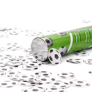 Tirador de mano Deportes Partido Celebración Biodegradable Fútbol Forma Confeti Fiesta Popper para la venta - Product Image 2