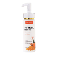 Huile corporelle hydratante au curcuma, marque privée OEM/ODM