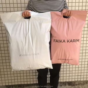 Bolsa de Envío para Bikinis y Pelucas con su Propio Logotipo, Bolsas de Correo Personalizadas Biodegradables, Bolsa de Poliéster Mate Beige - Product Image 1