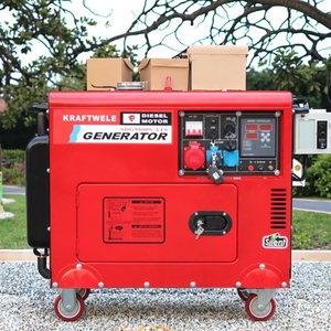 เครื่องกำเนิดไฟฟ้าแบบใช้เชื้อเพลิงคู่ ดีเซล/LPG กำลังไฟ 3-10 กิโลวัตต์ 110/220/380 โวลต์ 50/60 เฮิรตซ์ พร้อมระบบ ATS ไดนาโมทองแดงแท้ 100% สำหรับรถบ้าน แคมป์ปิ้ง และใช้งานกลางแจ้ง - Product Image 2