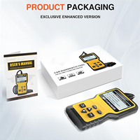 Outil de diagnostic automobile portable, scanner OBDII avec large compatibilité, fonctionne sur les voitures américaines, européennes et asiatiques, outil de diagnostic automobile