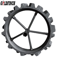 Pneus agricoles en caoutchouc massif YHS ROCKWAY 970*80mm 970*100mm pour pulvérisateur à flèche, garantie de 2 ans, finition noire