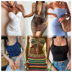 2026 Hot Sale Wholesale Women's Fashion Printed Used <b>Clothes</b> Tops Clothing Factory Discount Assorted Bulk Spot Random Shipments - Product Image 3