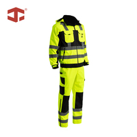 Veste de travail de protection JIADE pour hommes, veste antistatique FR, capuche amovible, réfléchissante, pour l'industrie pétrolière, chimique, de la construction