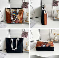 Petit sac fourre-tout en toile pour femme, sac bandoulière durable et réutilisable pour homme et femme, en lin vert, idéal pour les fêtes, cadeau de luxe sombre