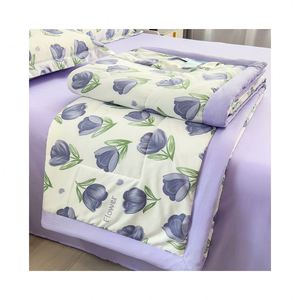 Khách sạn Sheets Set bedding Chất lượng cao gấp đôi kích thước và trọng lượng vải lớp Vua sang trọng số lượng lớn cho giường sọc phong cách tấm ga trải giường - Product Image 6