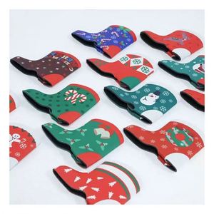 Custom Logo Christmas Sublimation Can Cooler Shoe and <b>Boot</b> Shape Stubby <b>Holder</b> Promotional Tool Kit - Product Image 2