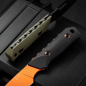 Cuchillo Plegable D2 Todoterreno Personalizable OEM con Mango G10, Punta de Lanza, Construcción Robusta para Camping y Romper Vidrios - Product Image 6