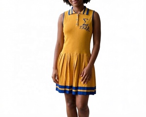 Supporta Gonne da Tennis Personalizzate con Charm della Confraternita Greca SGR Zeta Delta, Abbigliamento Casual Personalizzato per Ogni Giorno - Product Image 2