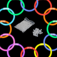 Bâtons lumineux jetables, nouveauté, bracelets lumineux pour anniversaires et activités patriotiques, lot de bâtons lumineux