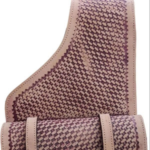 Bolsas de sillín de salto ecuestre de cuero genuino de alta calidad, ropa de equitación occidental mecanizada a mano para caballos - Product Image 3