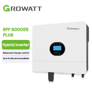 Inversor Solar de Red Growatt SPF 6000 <span class=keywords><strong>ES</strong></span> Plus de 6KW, 48V MPPT 26A, Onda Sinusoidal Pura, 93% de Eficiencia, 50/60Hz, Salida de 230VAC, Monofásico - Product Image 1