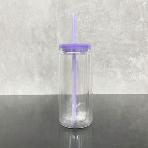 Lata de Plástico Personalizada con Logotipo de 16 oz/20 oz, Tipo Bola de Nieve, con Orificio Preperforado y Tapón de Silicona - Product Image 4