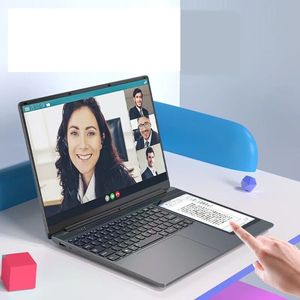 Laptop 15.6 inci + 7 "Intel N100 4core DDR 16G 32GB SSD 128GB-2TB 1920 * 1080IPS Wifi 2.4g 5g Win11 ultra ringan layar ganda - Product Image 4