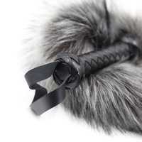 Grand fouet queue de renard pour couple, entraînement animalier, pagaie de fessée pour esclave, jouets sexuels BDSM pour jeux de rôle