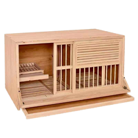 Cage à animaux de base en bois moderne anti-dérangement, boîte à boutons pour nidification, pour l'élevage de pigeons, maison pour chat, cage pour cobayes, intérieur/extérieur