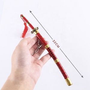 Mini <span class=keywords><strong>épée</strong></span> en métal San Dai Kitetsu de <span class=keywords><strong>Zoro</strong></span>, porte-clés <span class=keywords><strong>One</strong></span> <span class=keywords><strong>Piece</strong></span>, katana, accessoire de personnage, cadeau, ornement de bureau, 22 cm - Product Image 2
