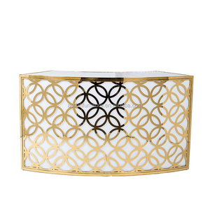 Illumination Lighten Stainless Steel Round <strong>Bar</strong> Counter Table Wedding Party <strong>Drink</strong> <strong>Bar</strong> for Wedding Used - Product Image 1