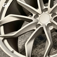 Jantes en alliage d'aluminium 6061 forgées monobloc à rayons en Y, finition argent satiné, 17-24 pouces pour Tesla Model 3 Model Y 5x114.3 ET personnalisé