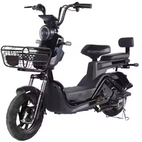 Vélo Électrique Urbain en Gros 48V 12Ah 500W Moteur Arrière Intégré Cadre en Acier Batterie Intégrée 3 Vitesses Électroniques 2 Roues