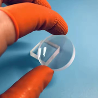 Fenêtres en verre de cristal de saphir optique plano avec revêtement AR poli sur mesure pour montre / Feuille de verre de saphir protectrice OEM