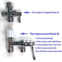 Ensemble de pulvérisateur de bidet Shattaf en laiton de haute qualité, douchette manuelle pour nettoyage de toilettes, pulvérisateur de bidet pour salle de bain