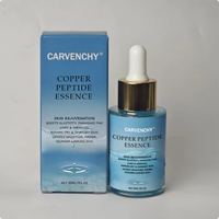 Sérum pour le soin de la peau du visage en marque privée, 30 ml, anti-rides, ridules, taches de vieillesse, peau endommagée, sérum pour le visage au peptide de cuivre bleu GHK-Cu