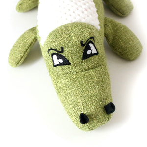 Juguete para Mascotas de Lino Premium Fácil de Limpiar y Mantener, Lino Cocodrilo 32*16cm - Product Image 5