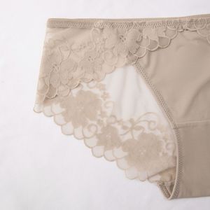 Culottes pour femmes en dentelle sexy, respirantes, ajourées et rehausseuses de fesses, culottes courtes en dentelle pure - Product Image 4