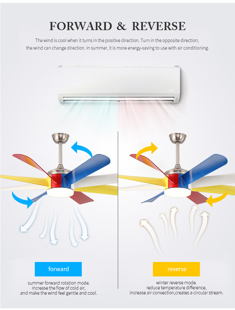 Breezelux 60 inch decorative Ceiling fan lamp
