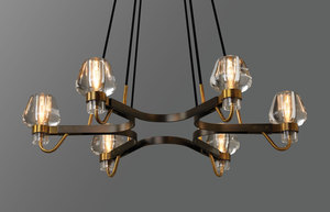 Xz Đập Đèn tùy chỉnh thiết kế khách sạn Led trang trí ăn đèn chùm và treo đèn Mặt dây chuyền pha lê thủy tinh thả ánh sáng - Product Image 2