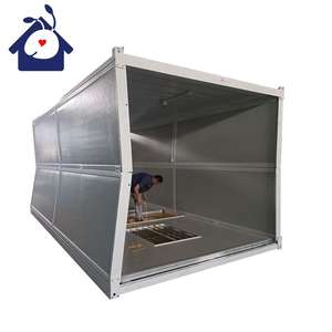 Venta al por mayor 20 pies casa plegable móvil contenedor marco de acero tecnología de oficina uso doméstico casa prefabricada - Product Image 5