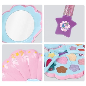 Set <span class=keywords><strong>di</strong></span> Trucchi Giocattolo da <span class=keywords><strong>Sirena</strong></span> per Bambine con Palette <span class=keywords><strong>di</strong></span> Ombretti Rosa, Kit Cosmetico Sicuro per <span class=keywords><strong>Giochi</strong></span> <span class=keywords><strong>di</strong></span> Travestimento - Product Image 5