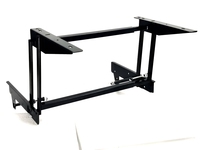 Table basse multifonctionnelle de style moderne en acier et fer de Guangdong, mécanisme de levage réglable en largeur pour cuisine et salle de bain
