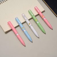 Stylo portable multifonction en plastique bleu avec ventilateur intégré pour enfants, encre gel, pointe de 0,5 mm