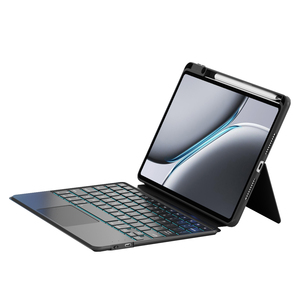 Étui de protection personnalisé pour OnePlus Pad Pro <span class=keywords><strong>avec</strong></span> pavé <span class=keywords><strong>tactile</strong></span> rotatif à 360 degrés, <span class=keywords><strong>clavier</strong></span> détachable rétroéclairé RVB 7 couleurs - Product Image 1