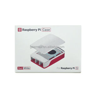 라즈베리 파이 5 빨간색과 흰색 밴드 팬을위한 Geermax 케이스 라즈베리 파이 5 세대 공식 오리지널 박스 - Product Image 5
