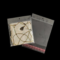 Sacs en plastique OPP transparents personnalisés avec adhésif, jetables, prix d'usine, impression en gravure, manipulation de surface