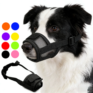 Mesh Dog Muzzle Anti-Biting Anti-Barking Anti-Scavenging Breathable for Small Medium Dogs-Yilin Pet Made in China - Product Image 1