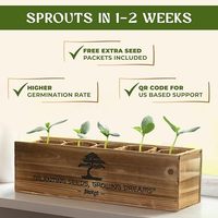 Kit de bonsaï pour débutants 5X Bonsaïs uniques Kit de démarrage complet pour bonsaï d'intérieur pour plantes bonsaï avec outils et jardinières