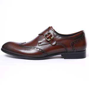 Chaussures habillées de luxe pour hommes à bout pointu, élégantes, en cuir, pour mariage - Product Image 2